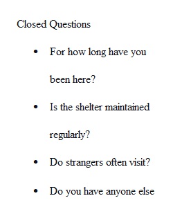 Closed Questions